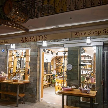Akratos Wine House Apartman Nidrí Kültér fotó