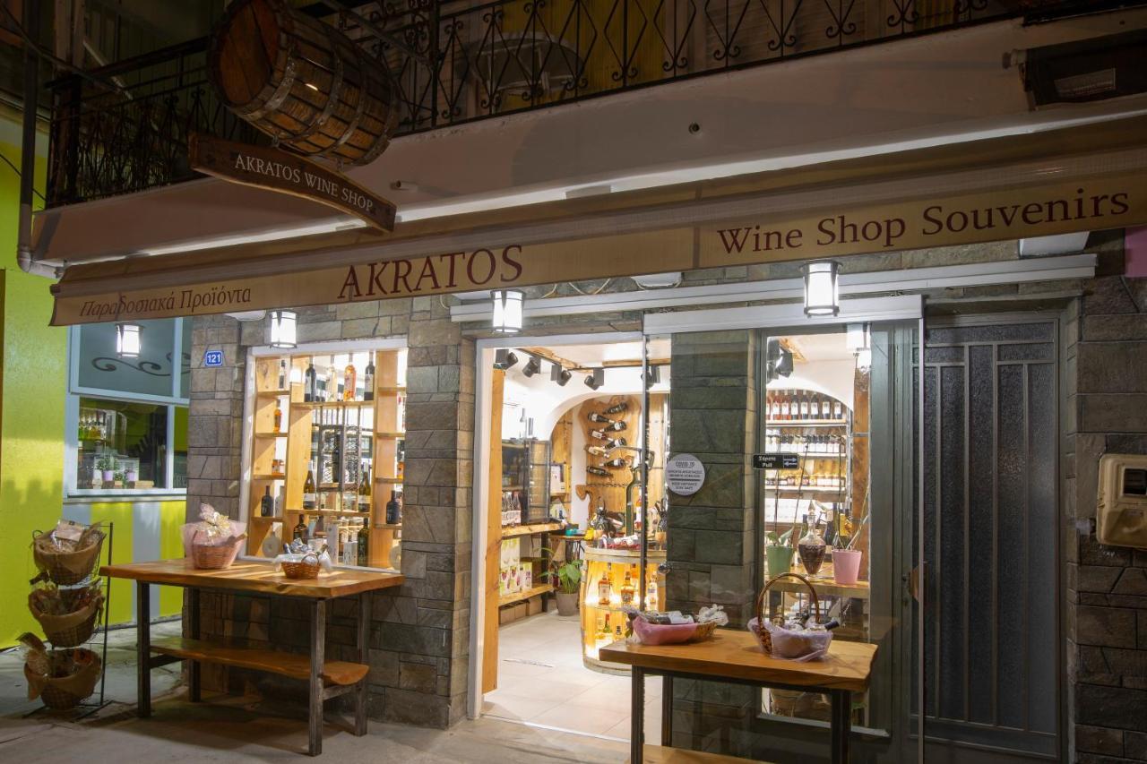 Akratos Wine House Apartman Nidrí Kültér fotó
