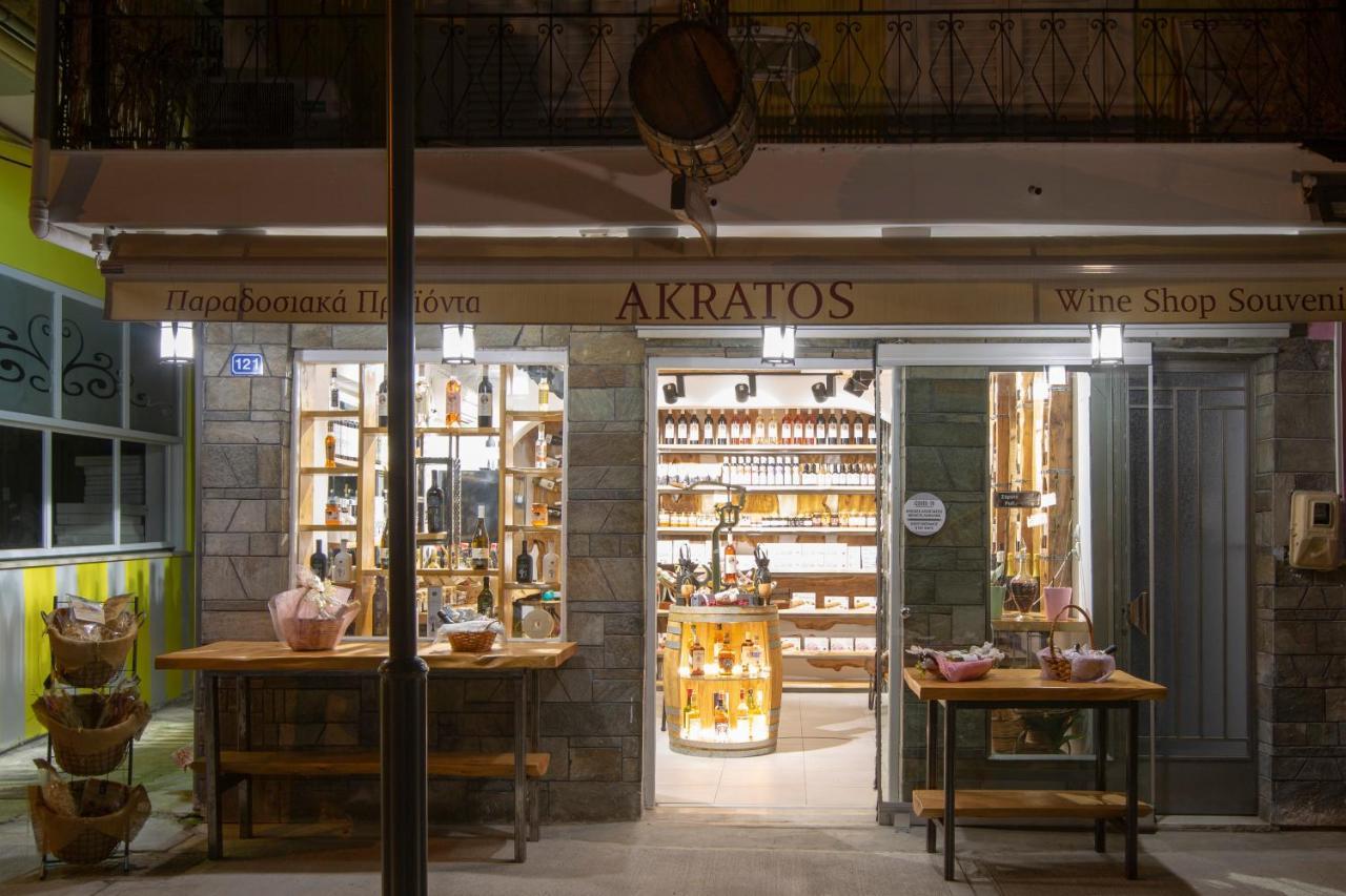 Akratos Wine House Apartman Nidrí Kültér fotó